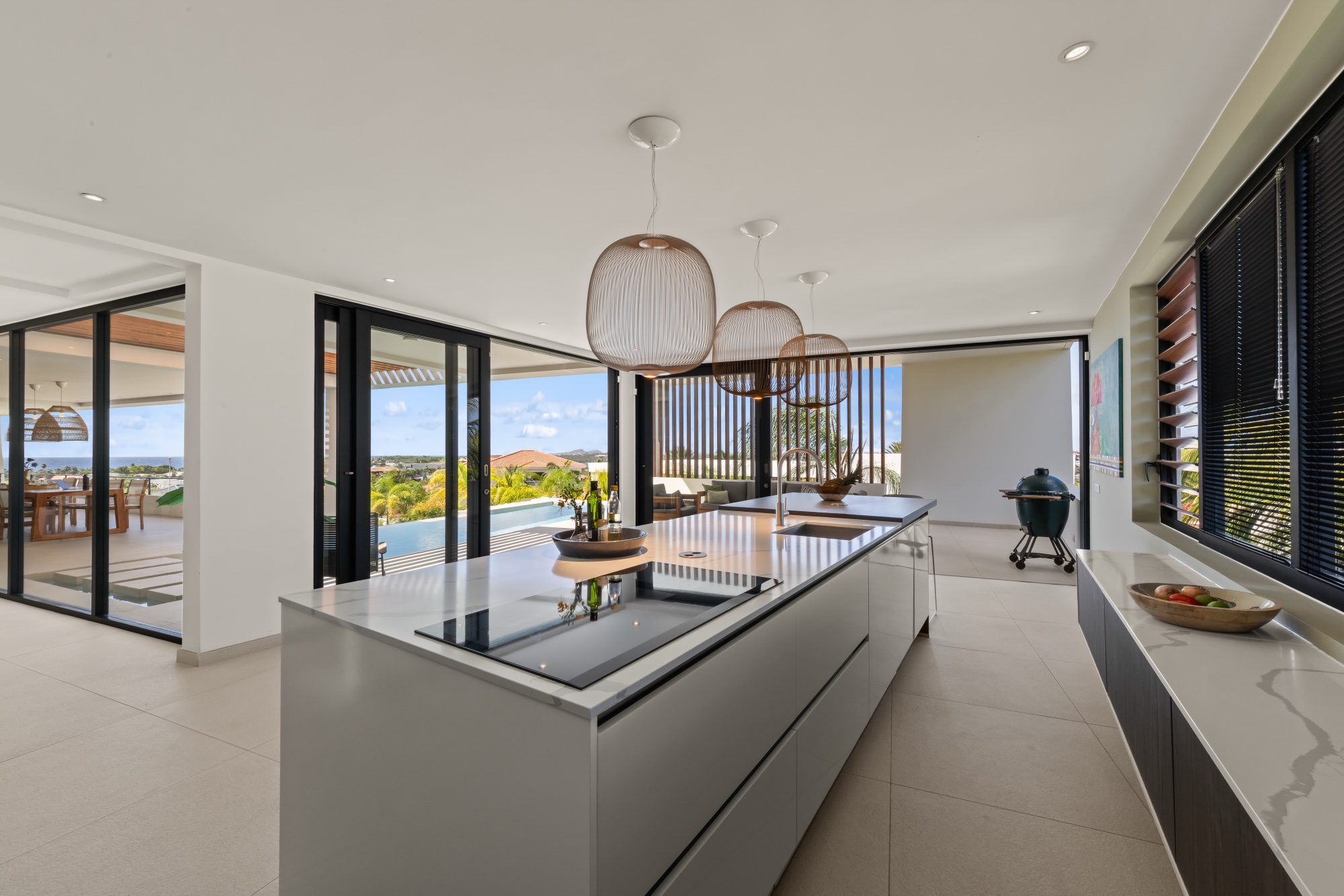 Villa Riva, woonruimte en open keuken