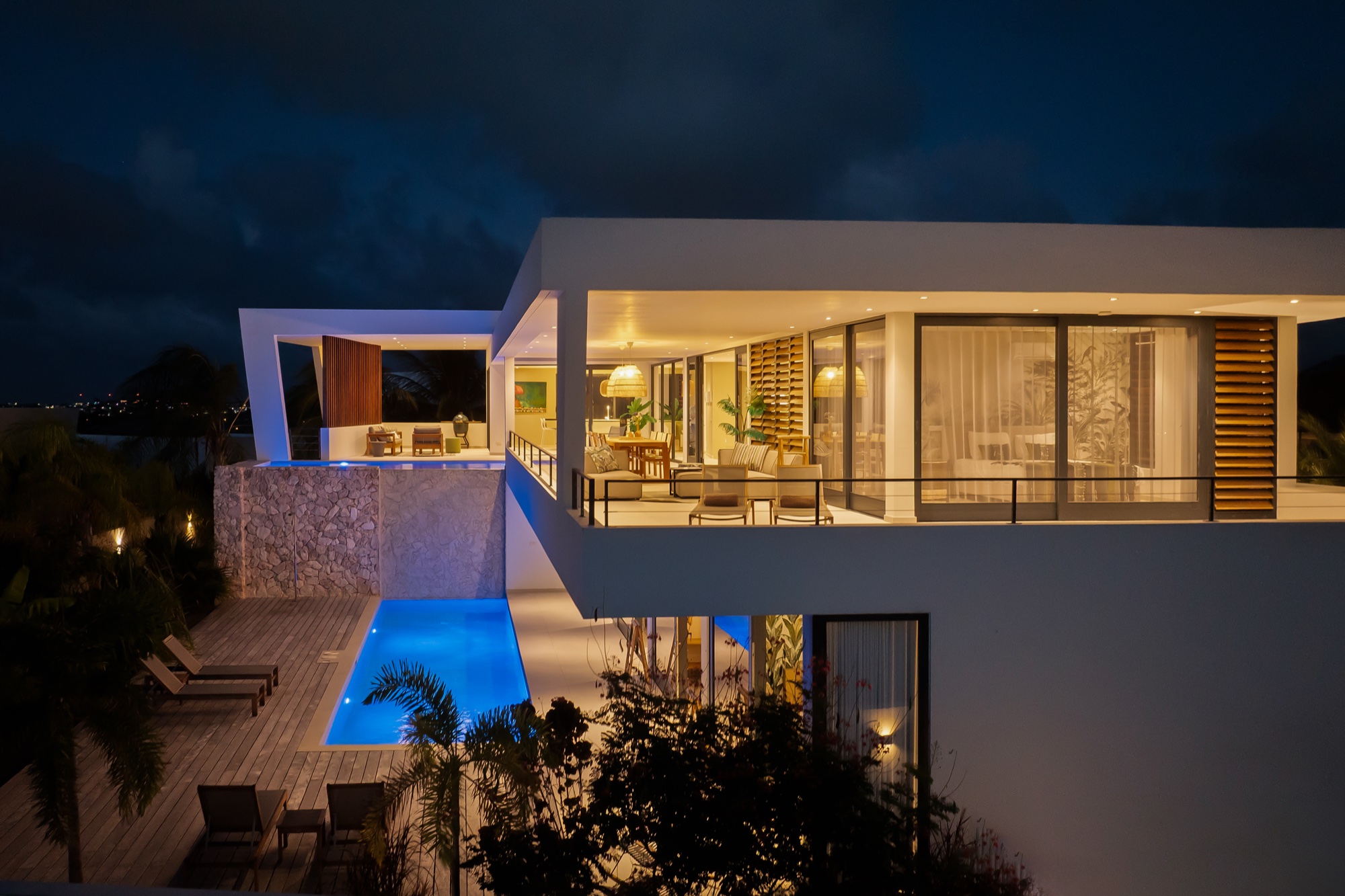 Omgeving van Villa Riva op Curaçao